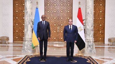 الرئيس السيسي يستقبل نظيره الرواندي بول كاجامي