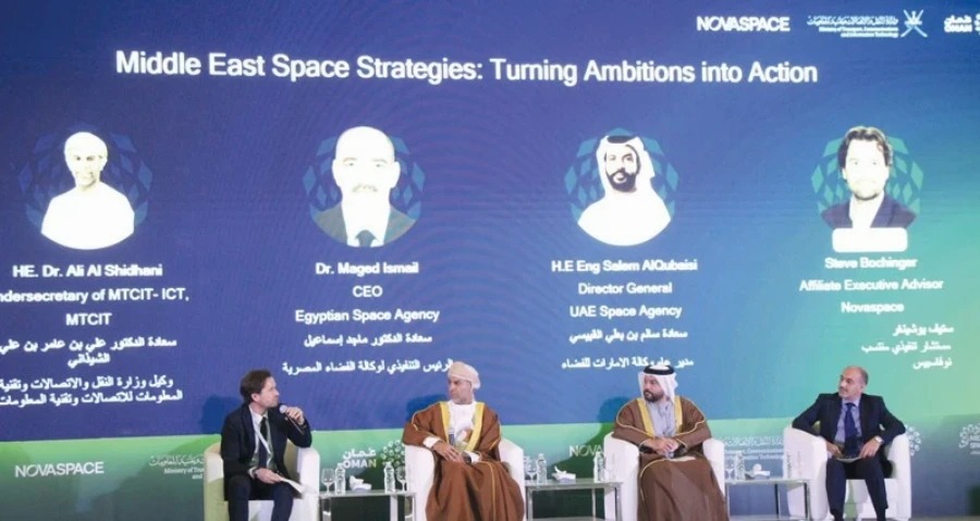 جانب من مؤتمر الشرق الأوسط للفضاء