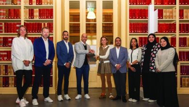 جانب من توقيع الاتفاقية