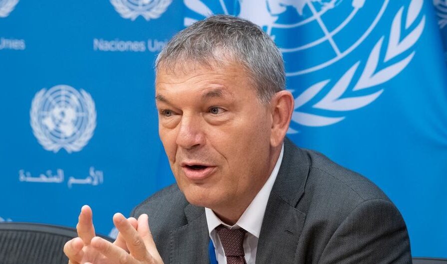 المفوض العام لوكالة الأونروا فيليب لازاريني.