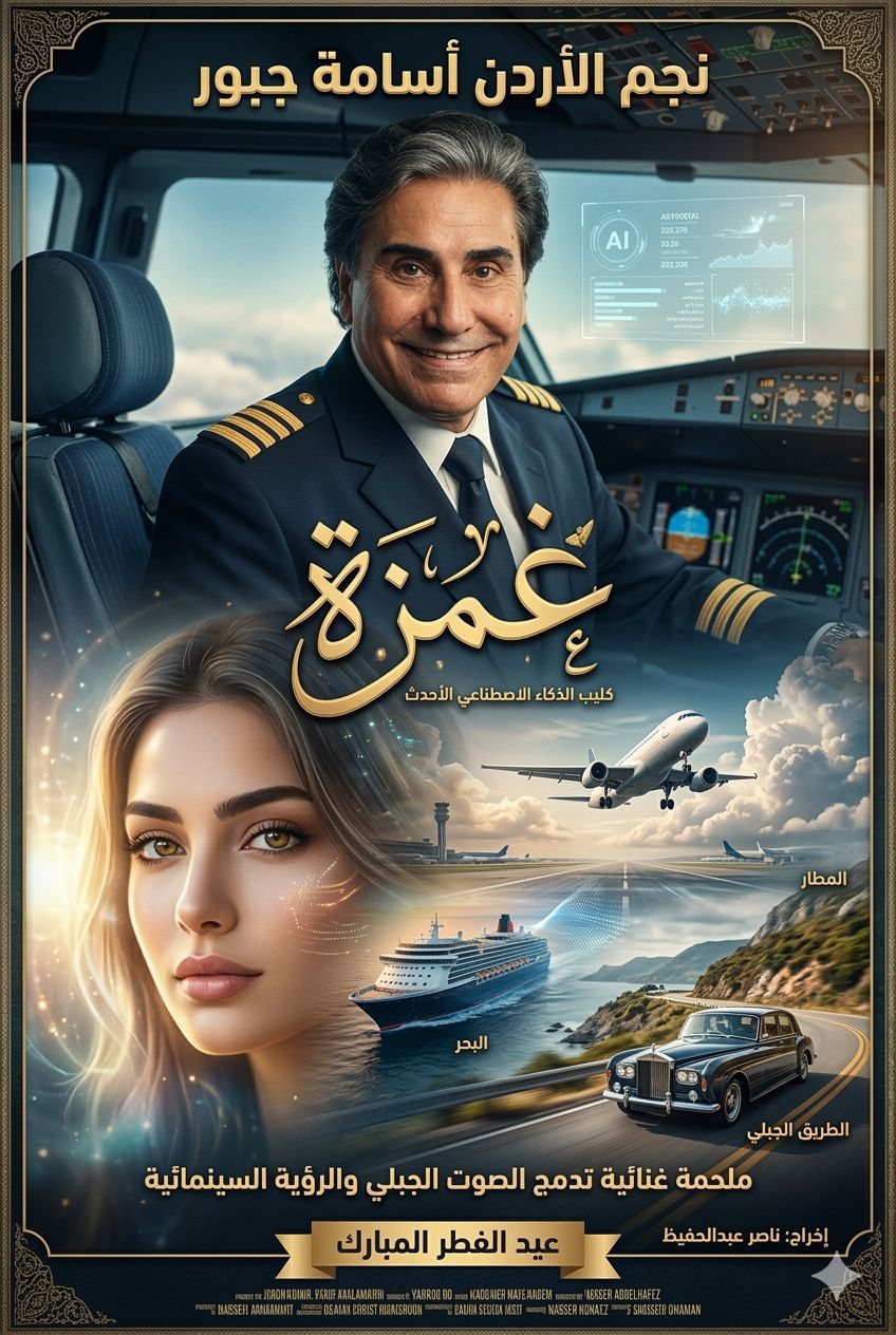 كليب غمزة أسامة جبور وإخراج ناصر عبدالحفيظ