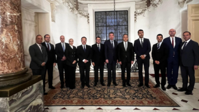 وفود مصر وتركيا خلال المشاورات المصرية التركية بالقاهرة