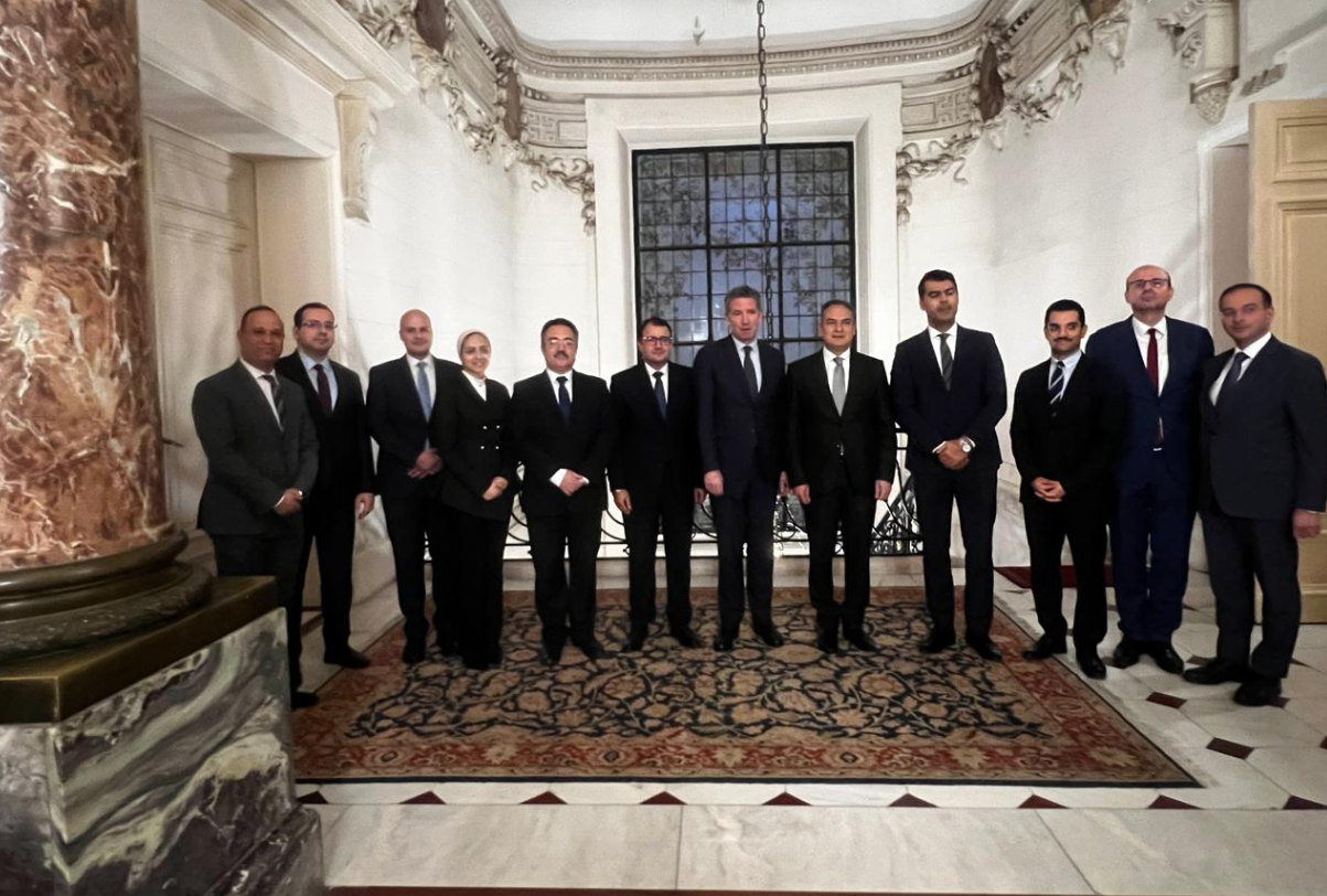 وفود مصر وتركيا خلال المشاورات المصرية التركية بالقاهرة