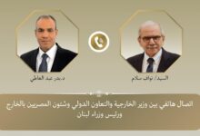 تصعيد لبنان محور اتصال بين وزير الخارجية المصري ورئيس الوزراء اللبناني لبحث التطورات العسكرية