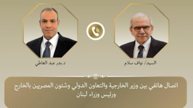تصعيد لبنان محور اتصال بين وزير الخارجية المصري ورئيس الوزراء اللبناني لبحث التطورات العسكرية