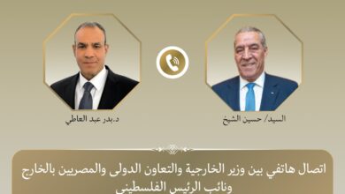 اتصال مصري فلسطيني لبحث تطورات الضفة وغزة