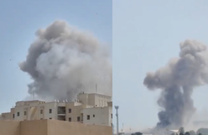 إيرانيون يحيطون بمحطة كهرباء