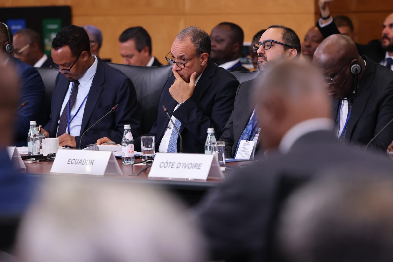 مشاركة وزير الخارجية المصري في اجتماع G24