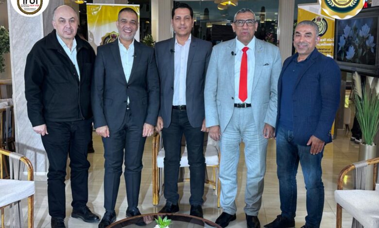 جانب من صالون بيت الصناعة لمناقشة تأهيل العمالة المصرية وتصديرها للخارج وفتح آفاق استثمارية جديدة في القارة الأفريقية بمشاركة خبراء الصناعة.