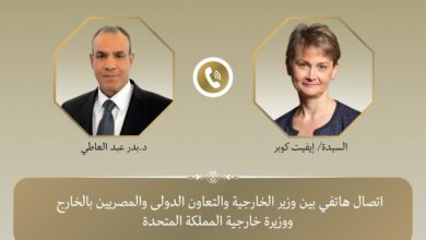 لقطات تعكس جهود تعزيز التنسيق المشترك بين مصر وبريطانيا لبحث سبل خفض التصعيد في الشرق الأوسط ودعم المسارات الدبلوماسية لحل الأزمات.